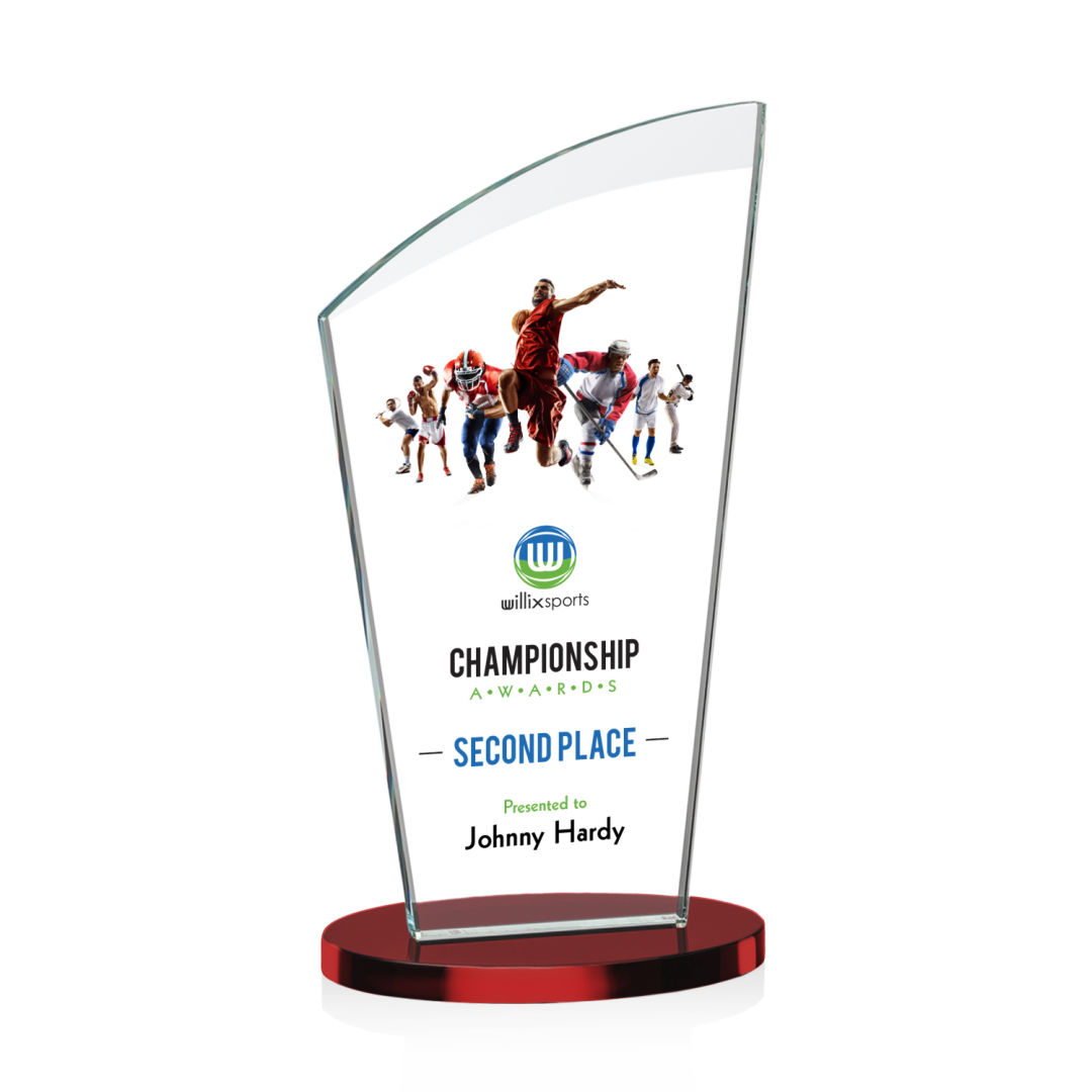 Tomkins VividPrint™ Award - Red 3