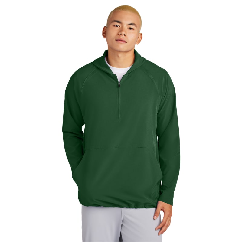 Sport-Tek Repeat 1/2-Zip Long Sleeve Hooded Jacket 18