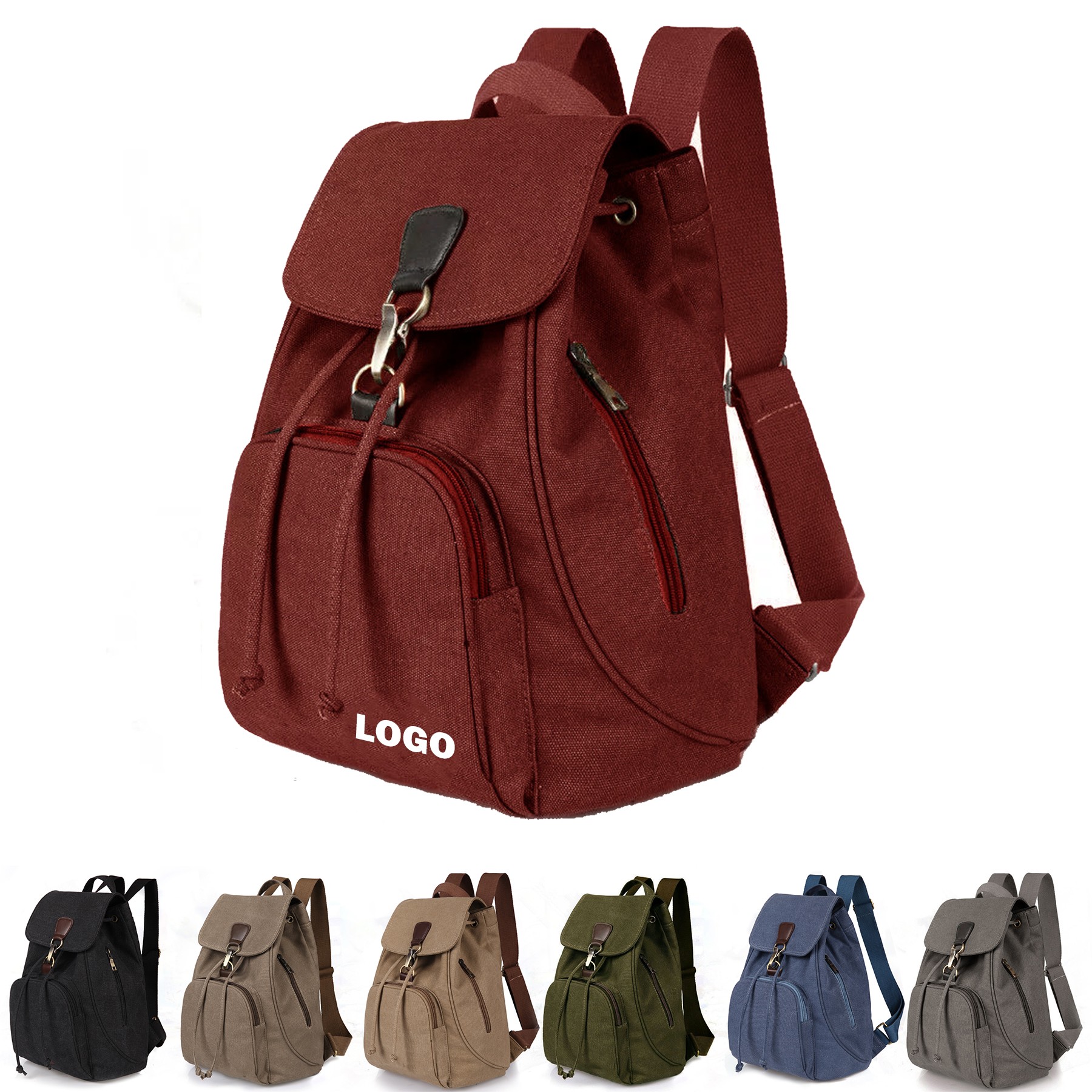 Vintage Canvas Backpack