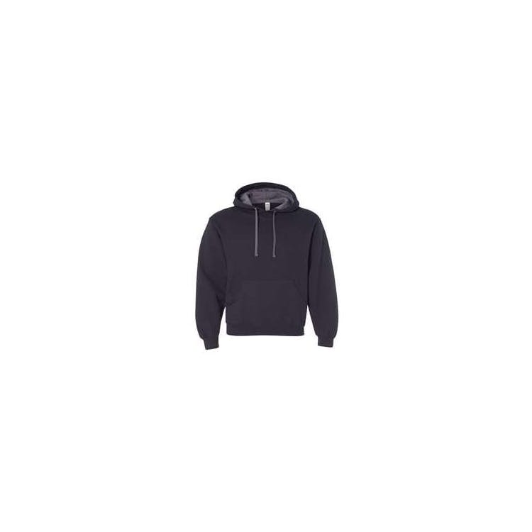 Sofspun® Hooded Sweatshirts Black Small, custom hoodie or sweatshirt with logo imprint 2