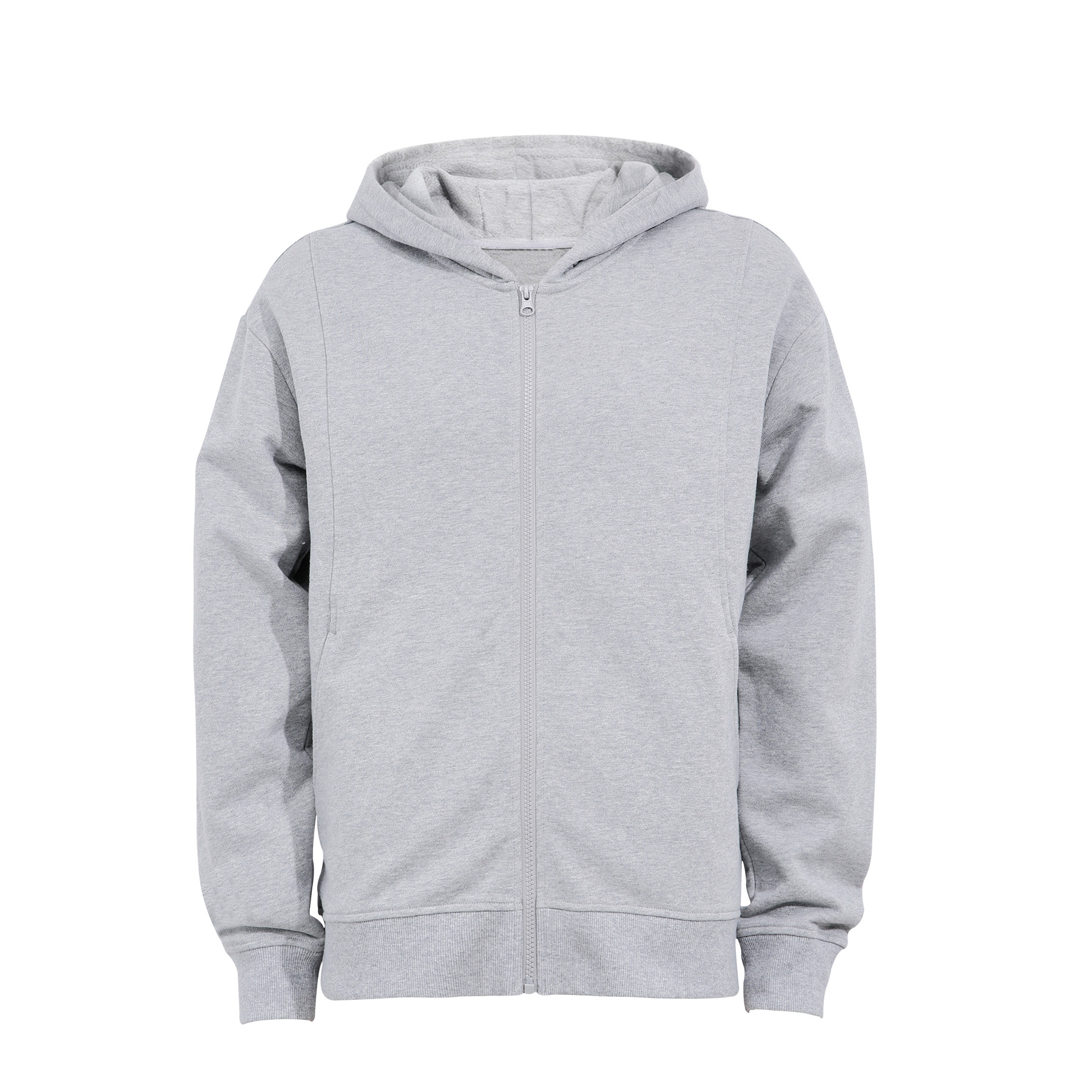 100% Cotton Unisex Fleece Full-Zip Hooded Sweatshirt 16