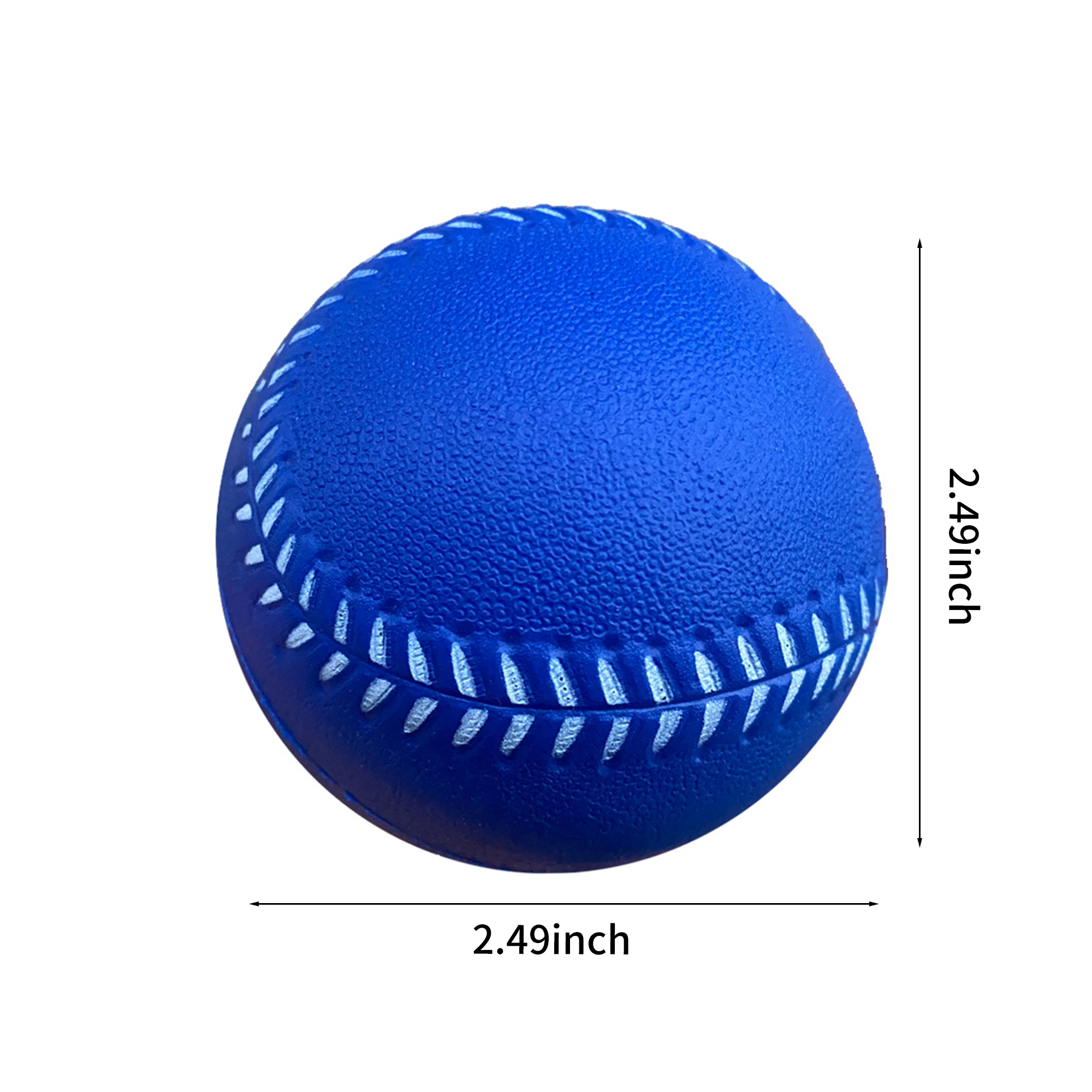 PU Foam Baseball Stress Ball Round 2.5" Diameter 6