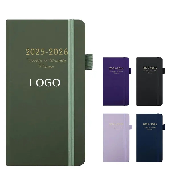 Leather Weekly Planner 2025-2026 with Pocket 2