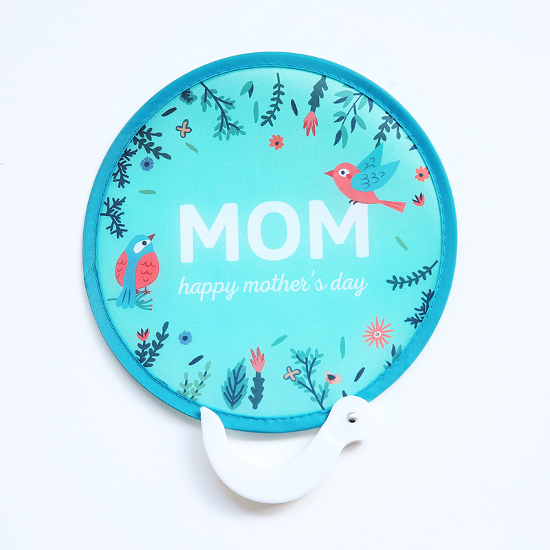 Japanese Style Handheld Round Folding Fan 21