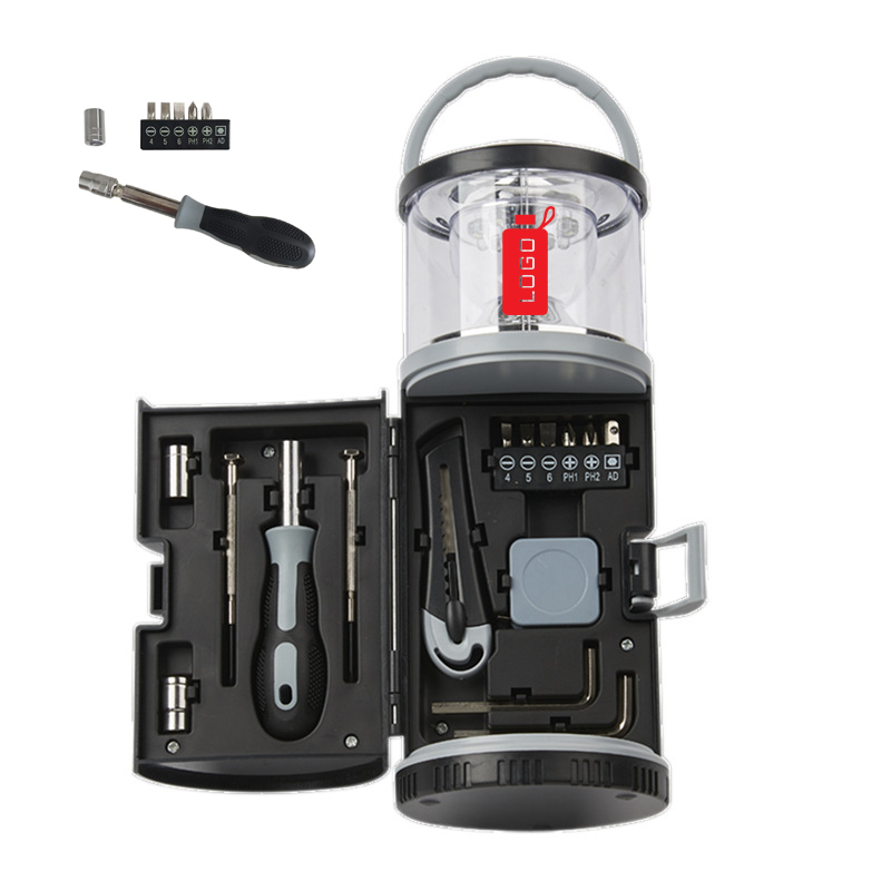 LED Camping Lantern with Built-In Tool Kit 2
