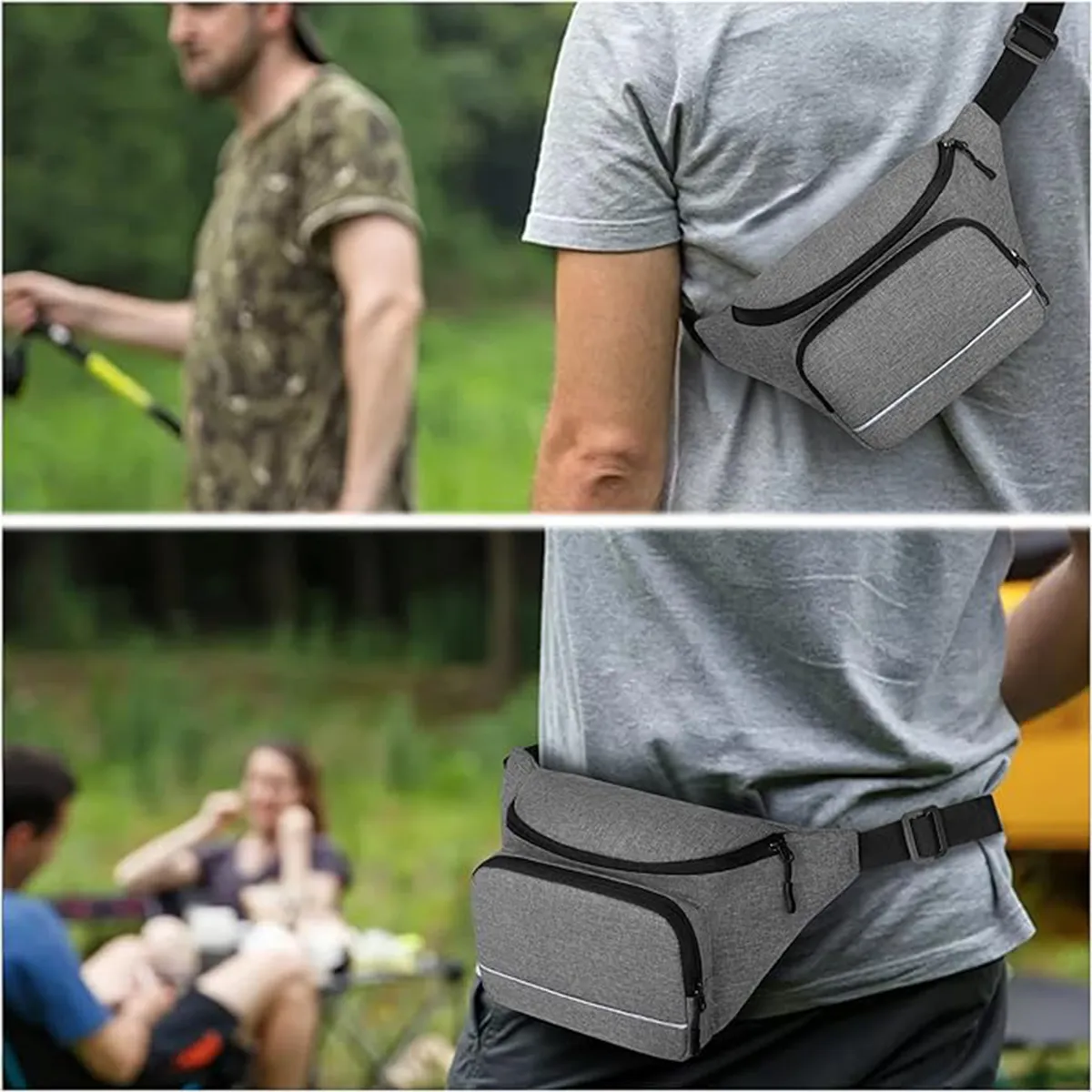 Insulated Portable Outdoors Cooler Lunch Bum Fanny Pack 6