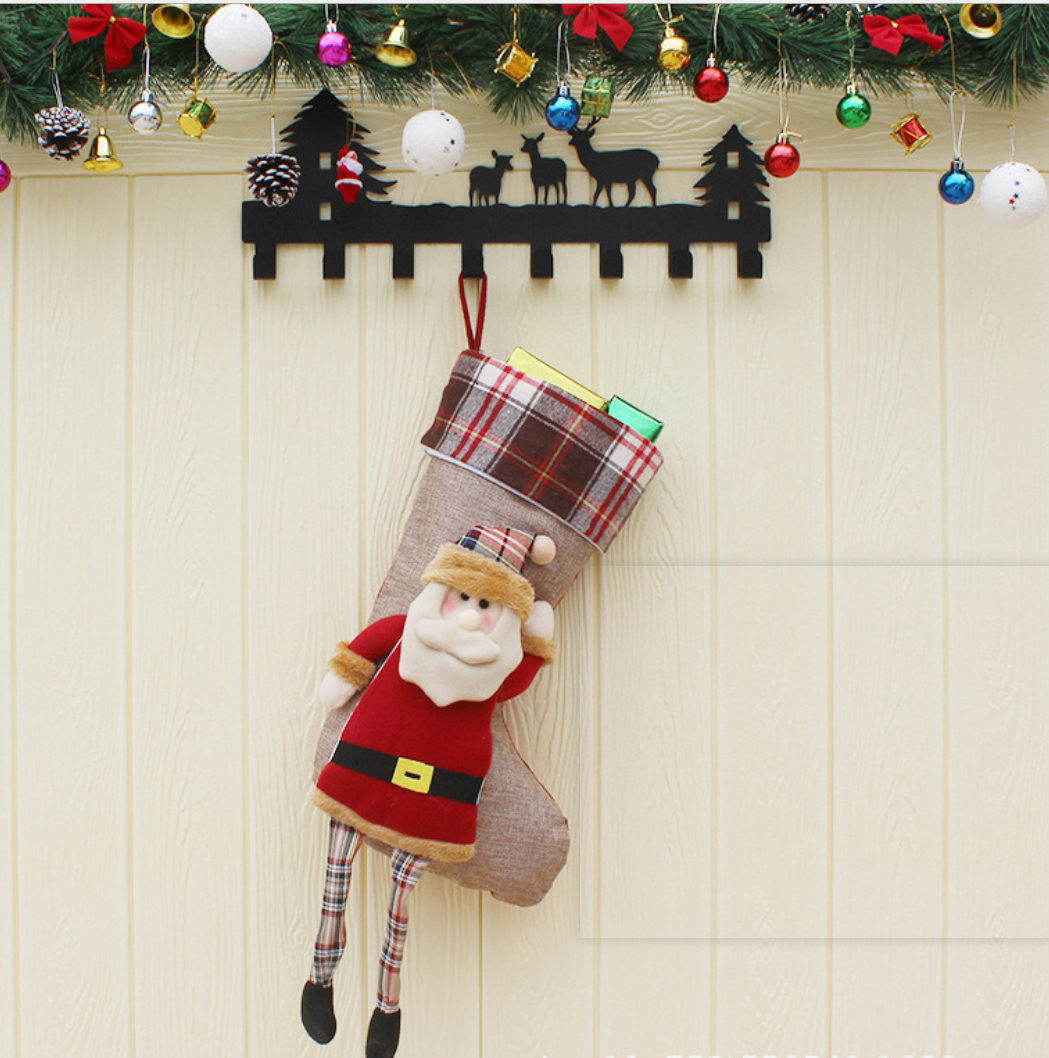 3D Applique Christmas Candy Stockings 4