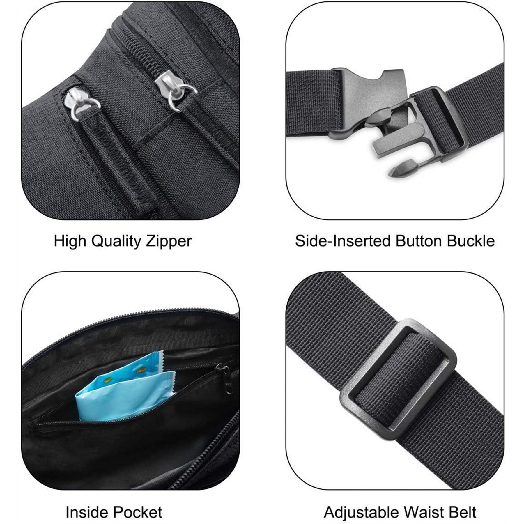Waist Bag Pack With Water Bottle Holder 6