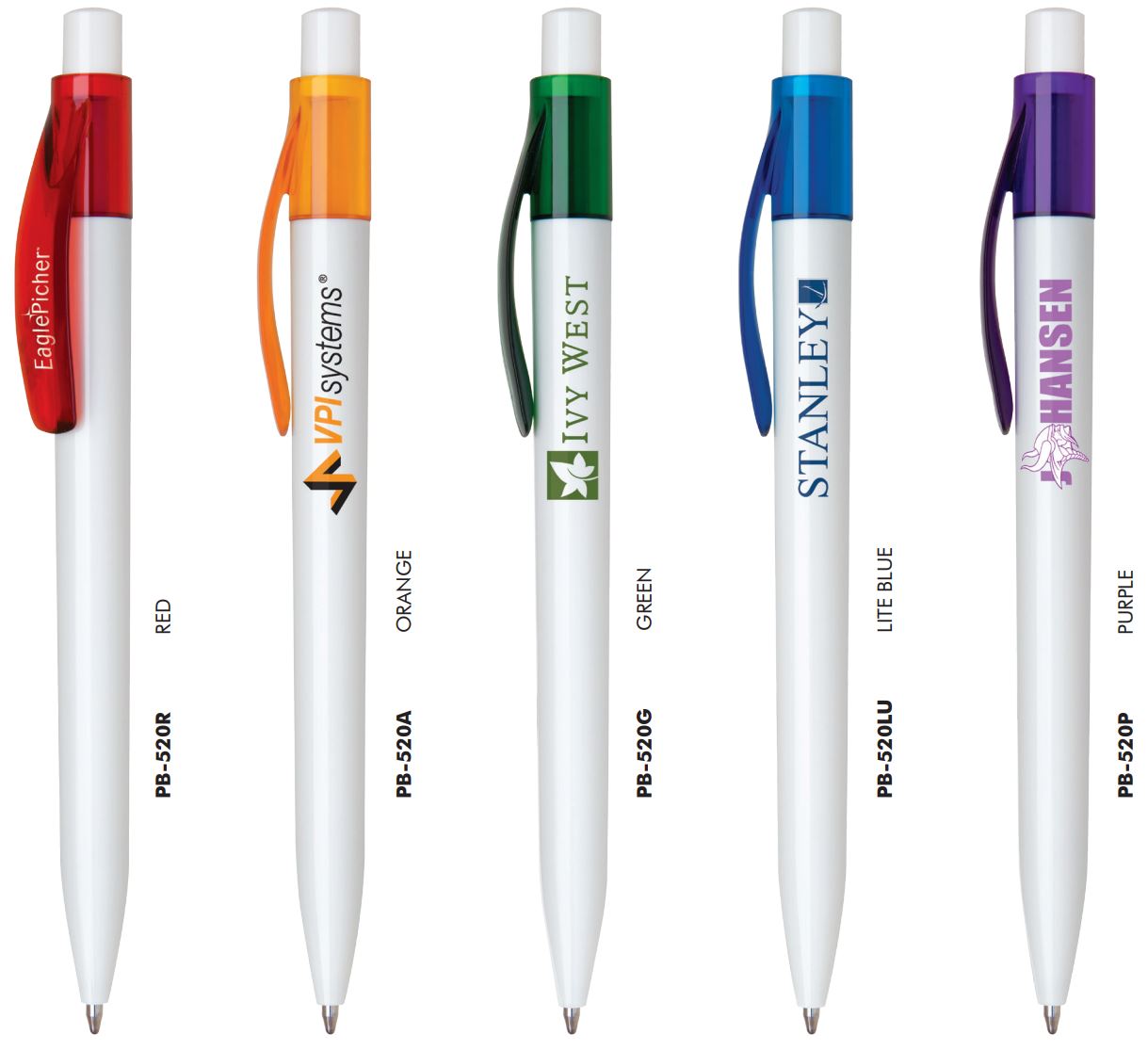 Plantagenet-520 Retractable Promotional Pens 2