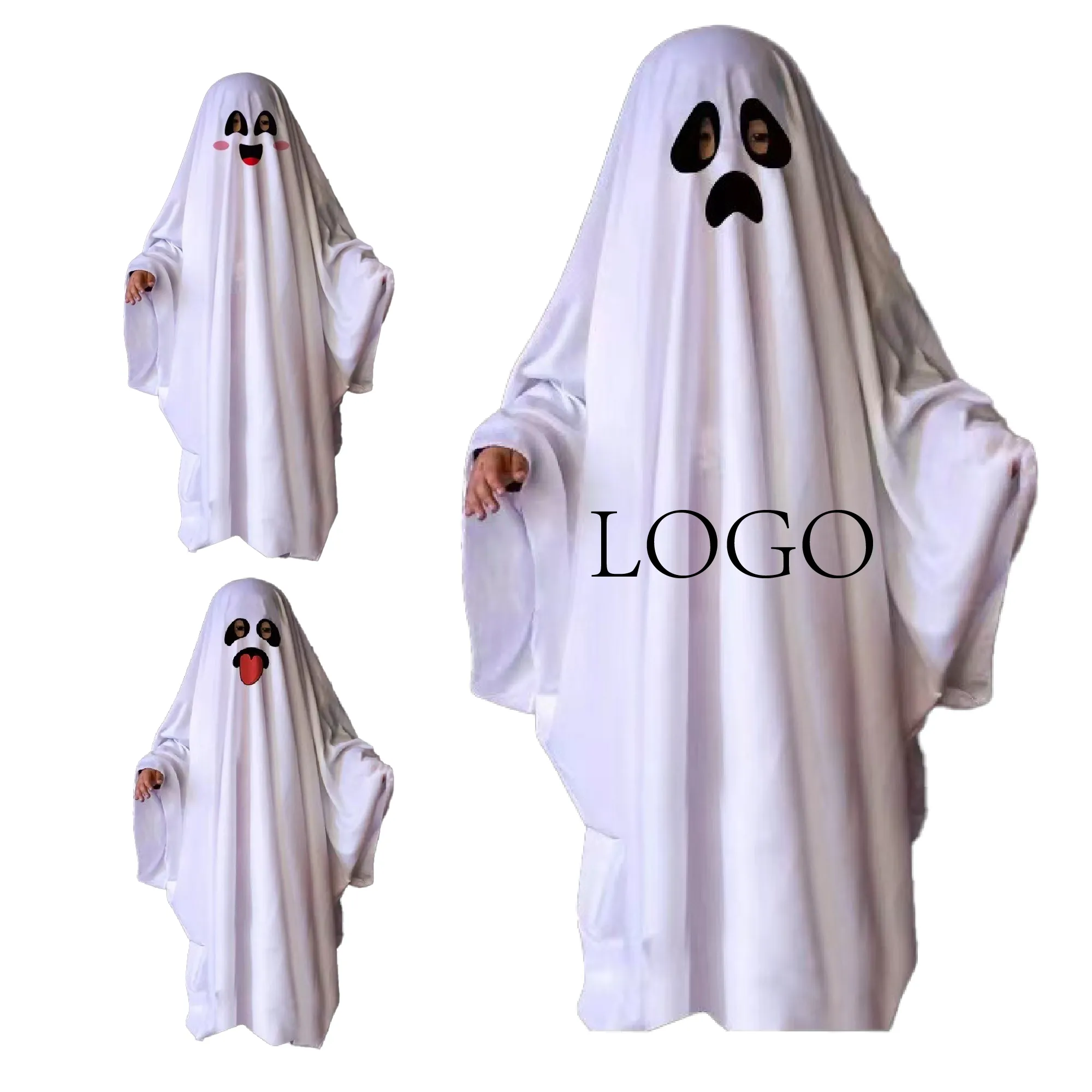 Custom Halloween horror dress up children's Ghost Cape