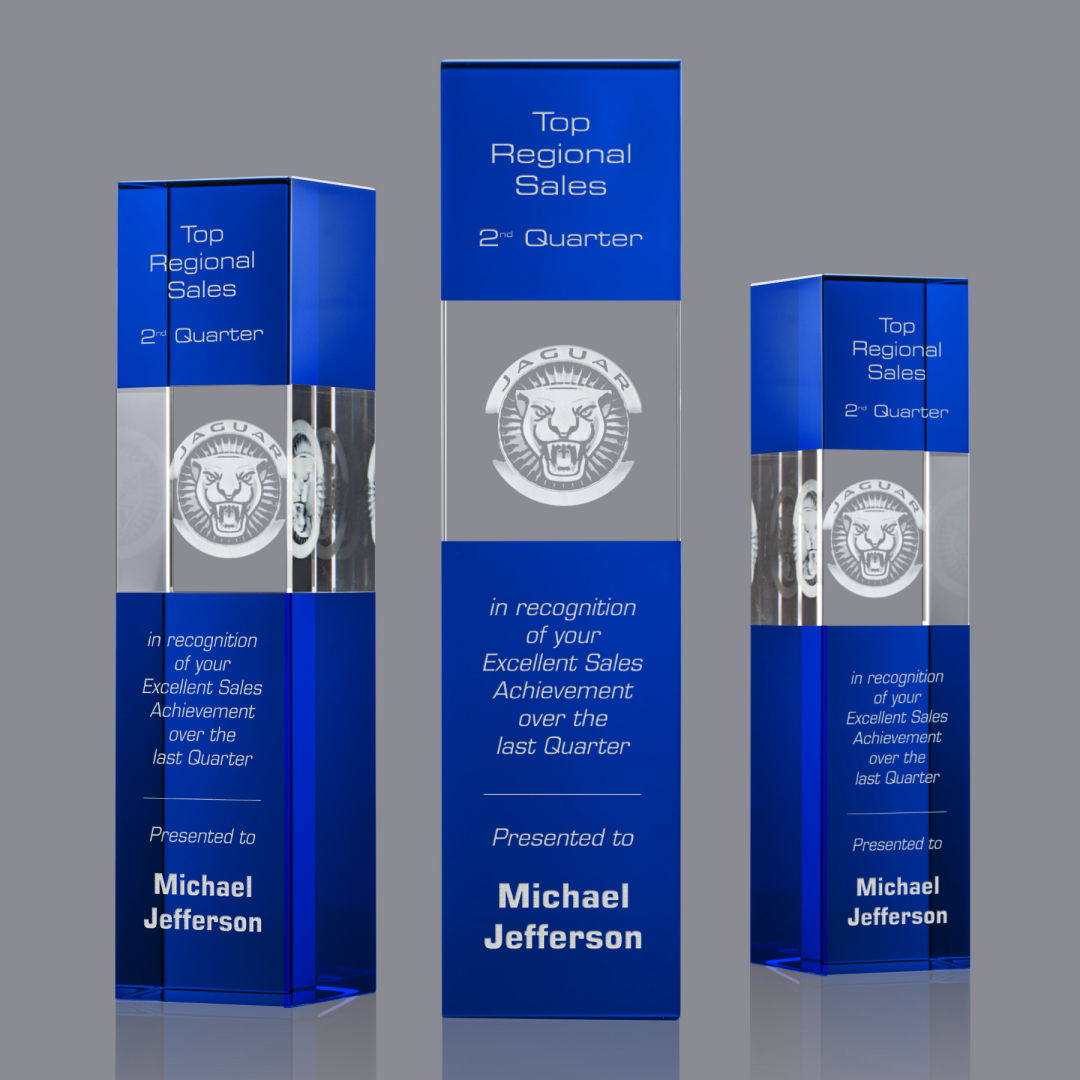 Araceli Tower 3D Award - Blue