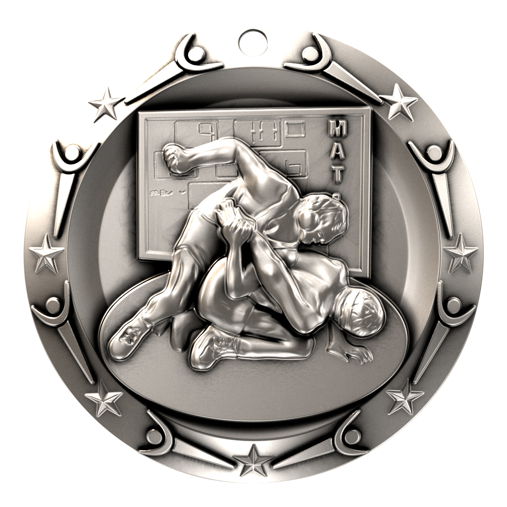 Wrestling World Class Medallion (3") 1