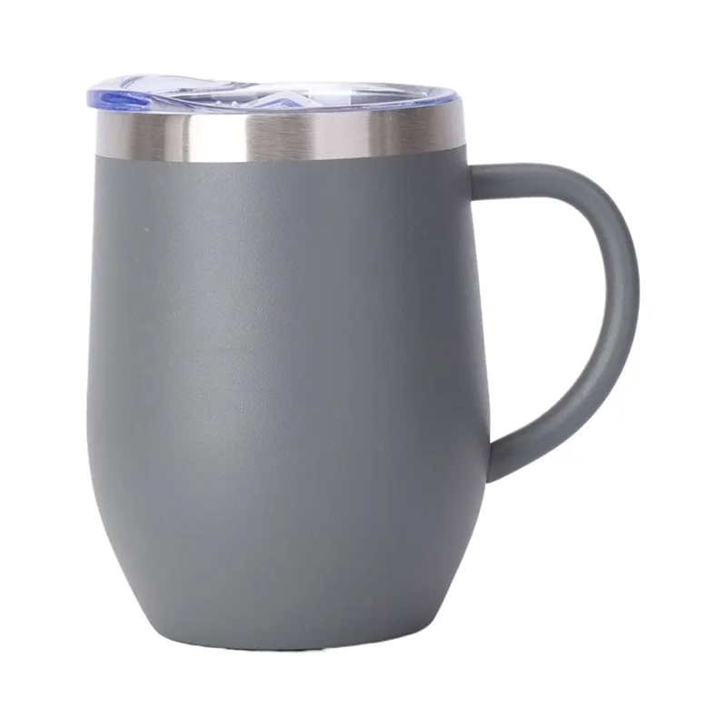 12Oz Stainless Steel Insulated Coffee Mug With Handle 3