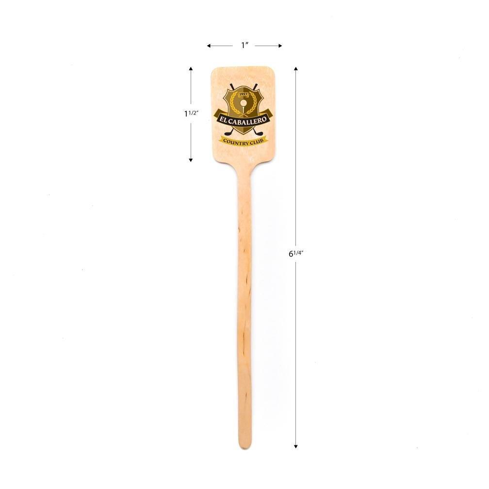 6.25 inch Custom Skewers - Rectangle Top - Color Printing 2