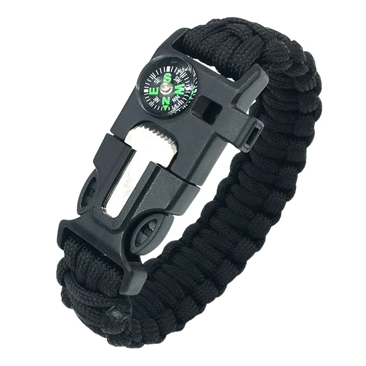 Adjustable Paracord Survival Bracelet for Hiking 5