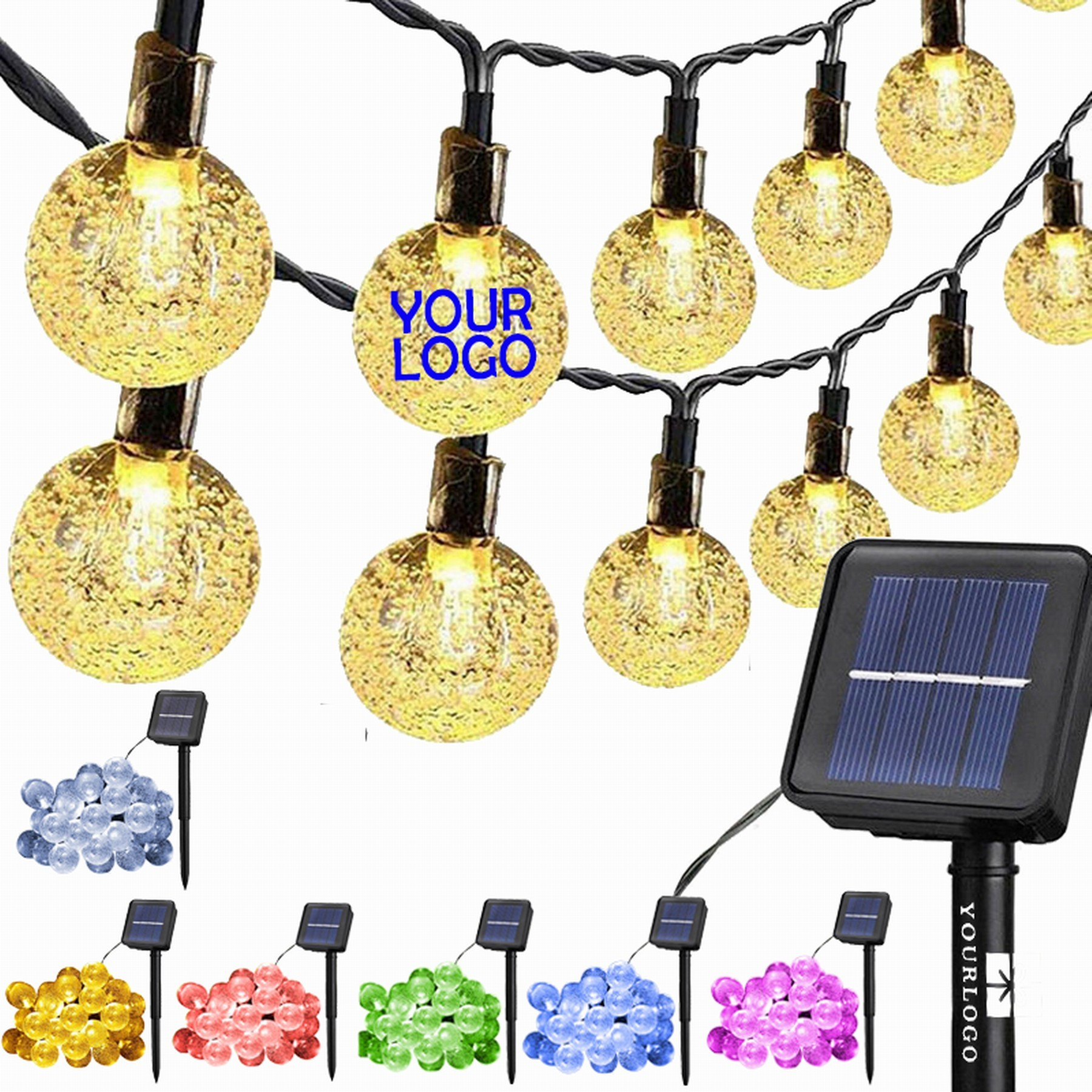 Solar Crystal Globe String Light 1