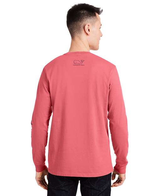 Unisex Long Sleeve Pocket T-Shirt - V021214 4