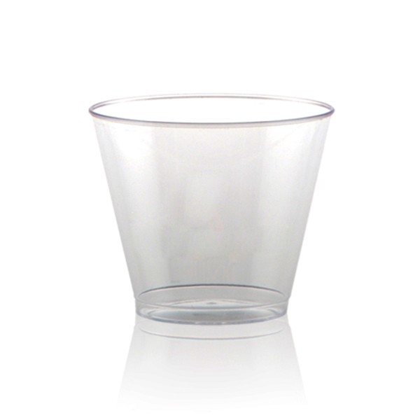 5 oz Hard Plastic Smooth Rocks Cup Clear Tradition Print, custom paper cup with logo imprint 3
