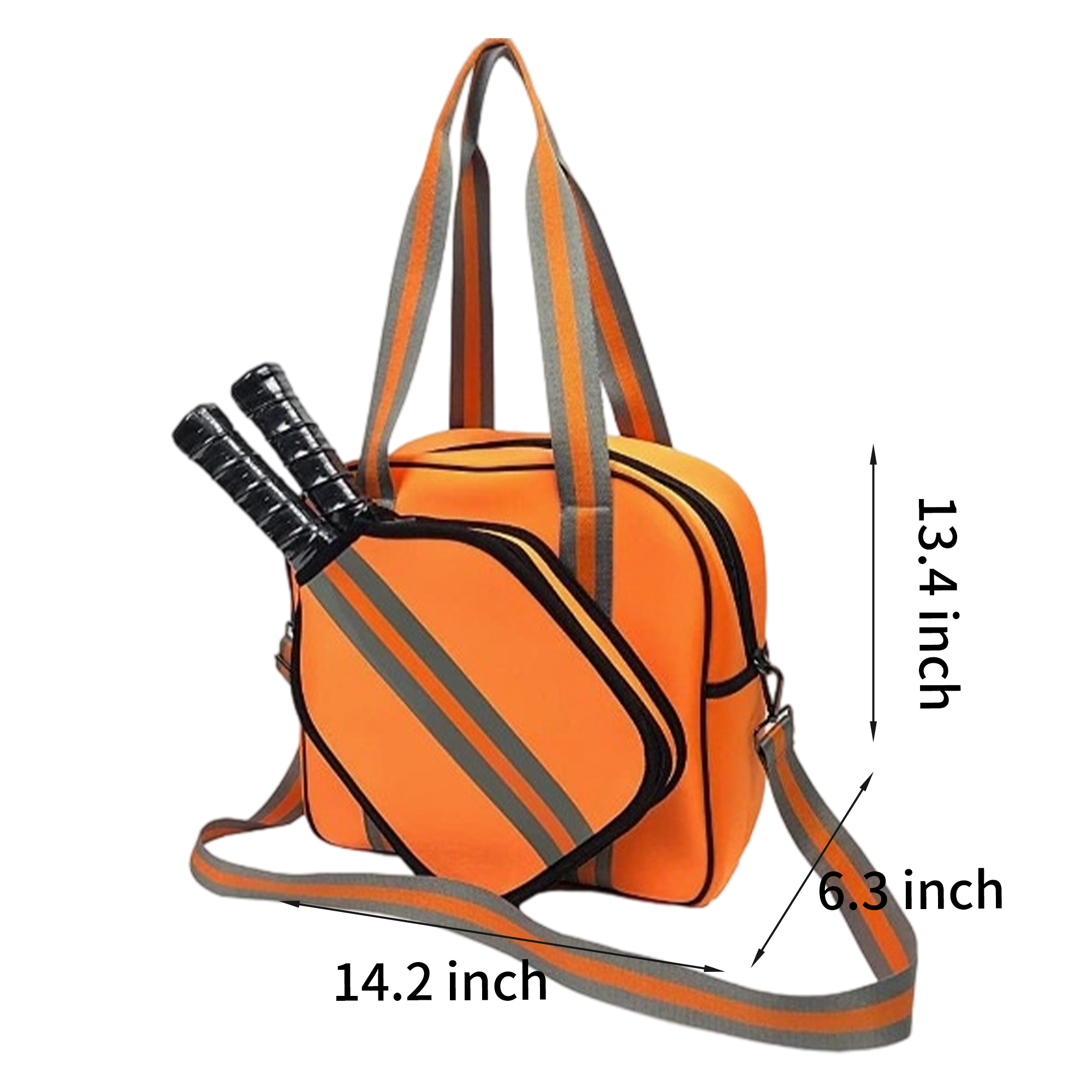 Sports Crossbody Gear Carrier 14.2" By 6.3" By 13.4" 16