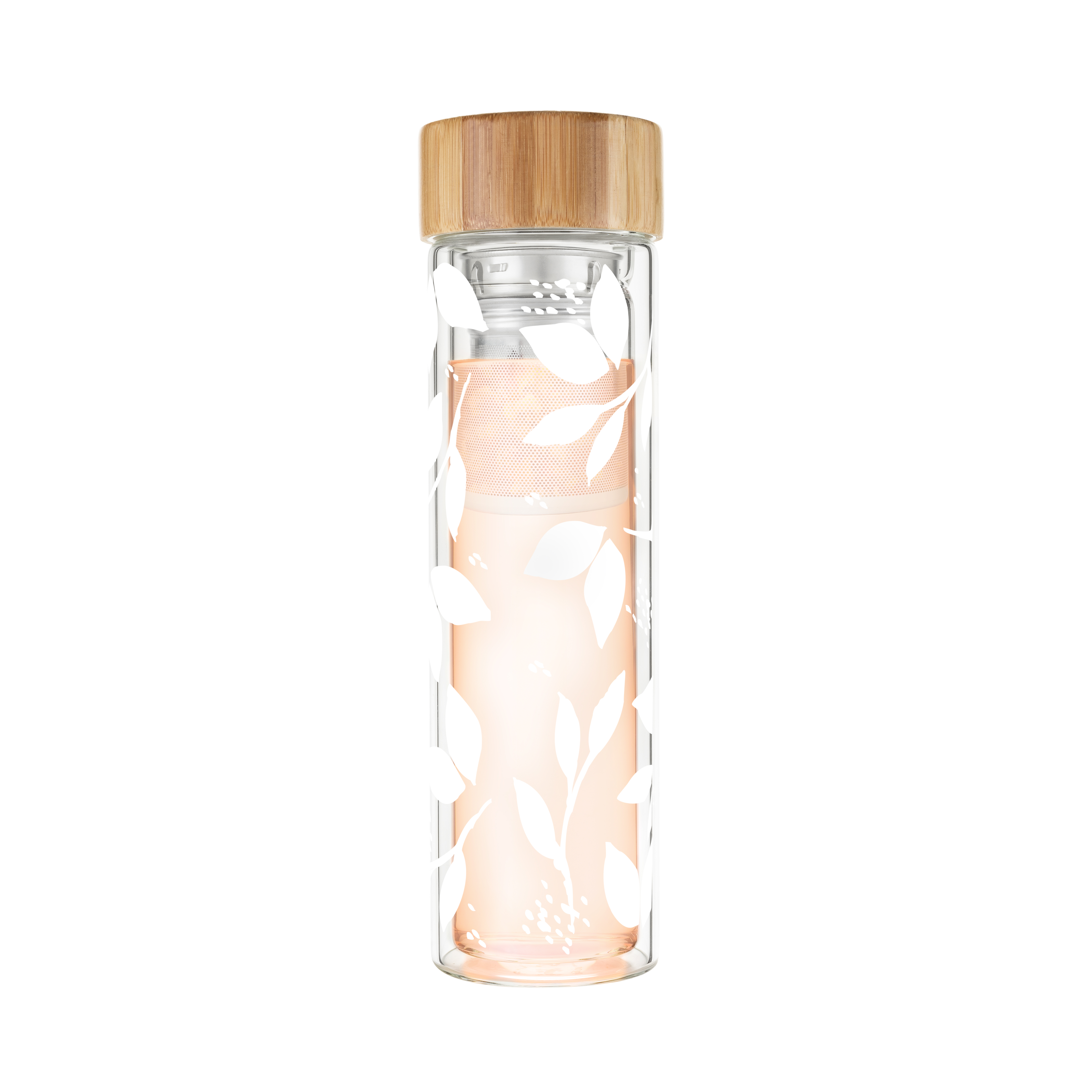 Pinky Up® Blair™ Glass Travel Tea Mug 12