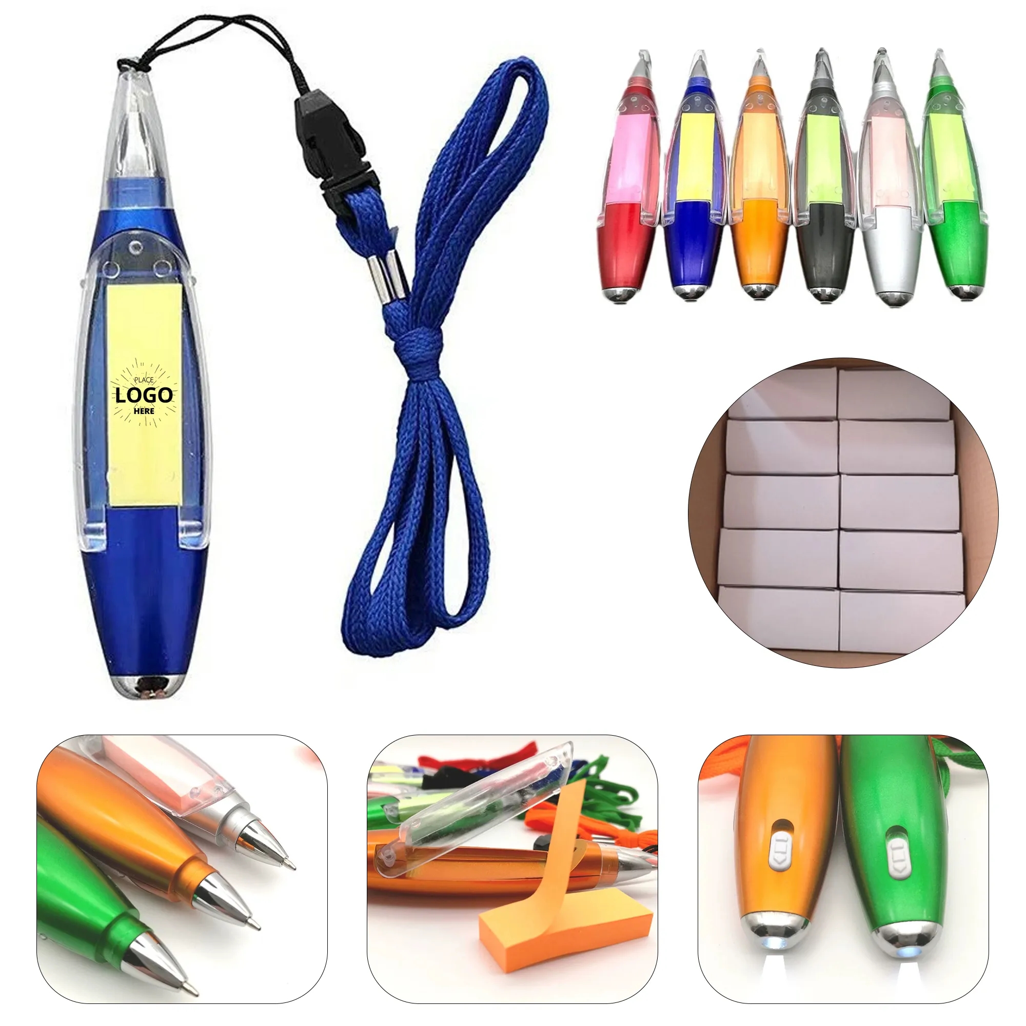 Multi Functional Luminous Hanging Pen 5