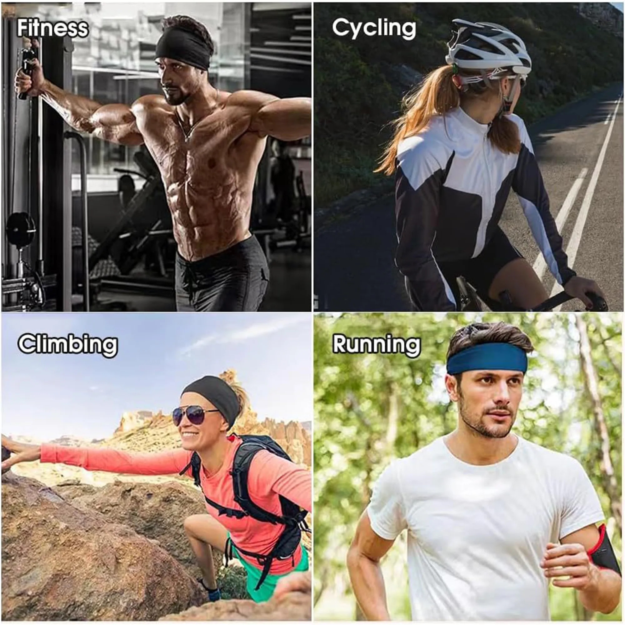 Anti-Slip Sweatproof Sports Headband 6