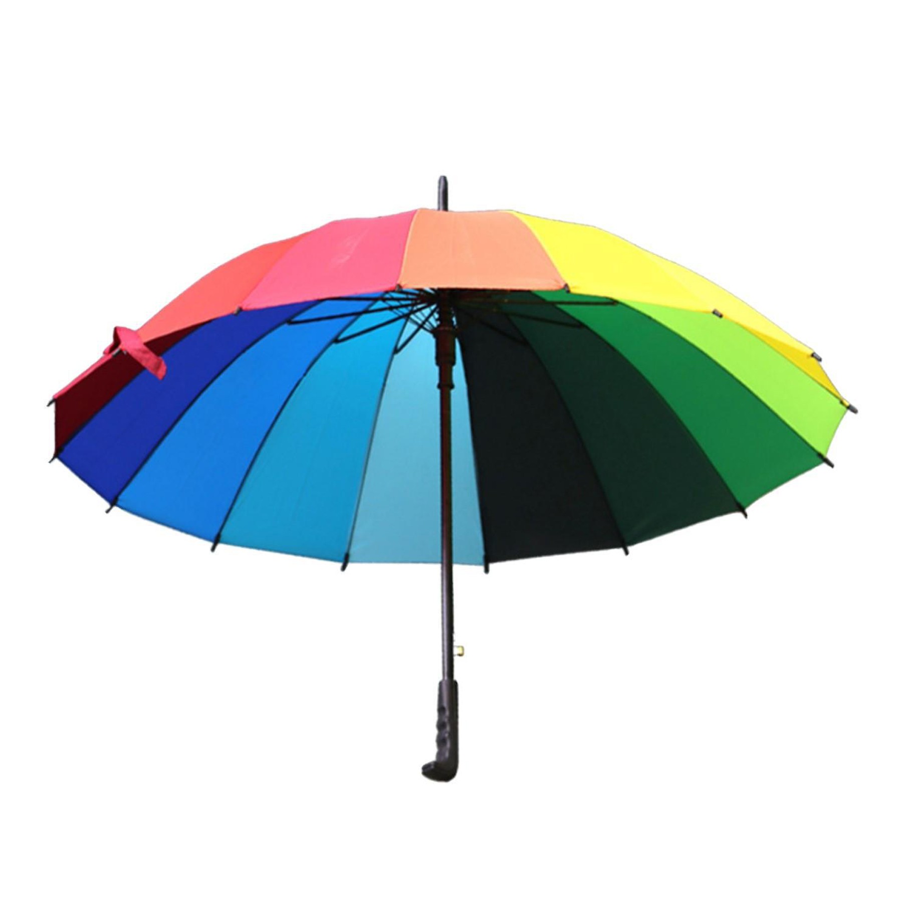 16 Rib Stick Rainbow Umbrella 4