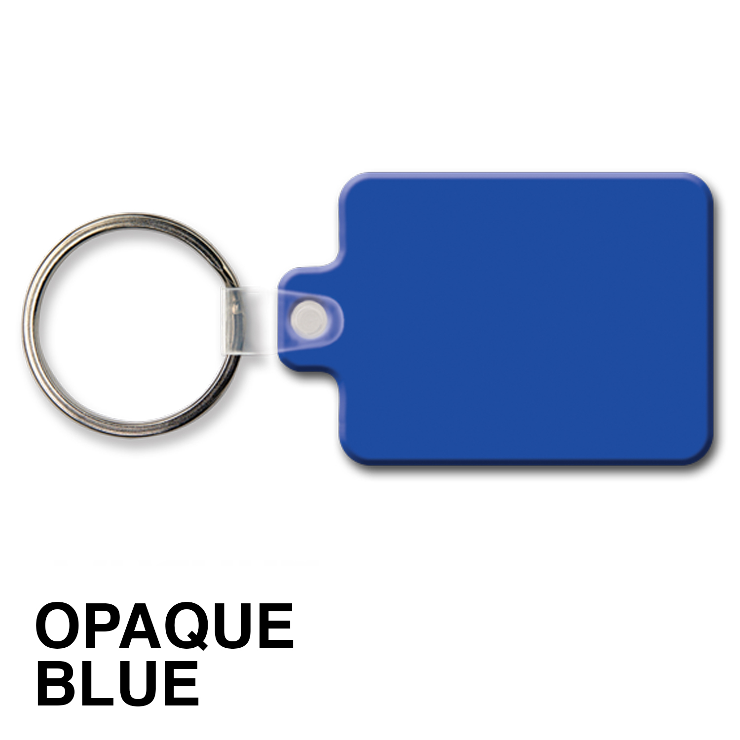 Medium Rectangle Key Tag w/Round Corners & Tab 6