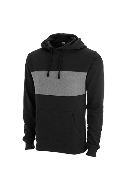 Premium Cotton Blocked Fleece Pullover Hoodie, custom hoodie or sweatshirt with logo imprint 11
