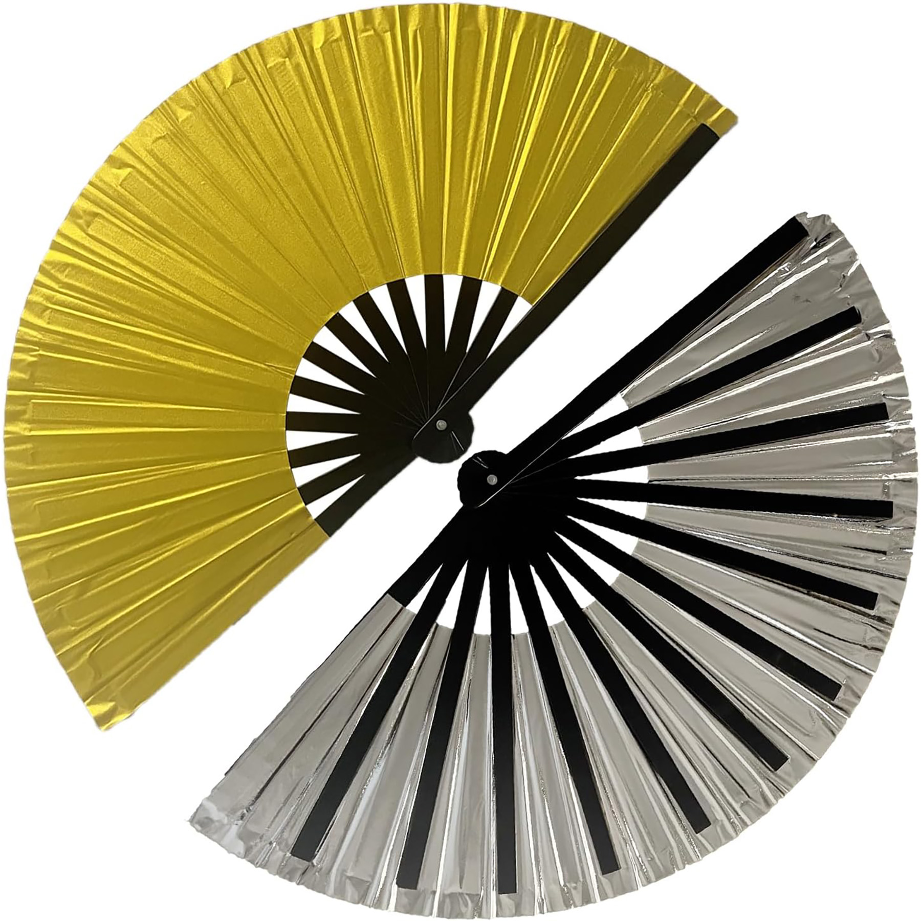 Large Folding Hand Rave Fan 6
