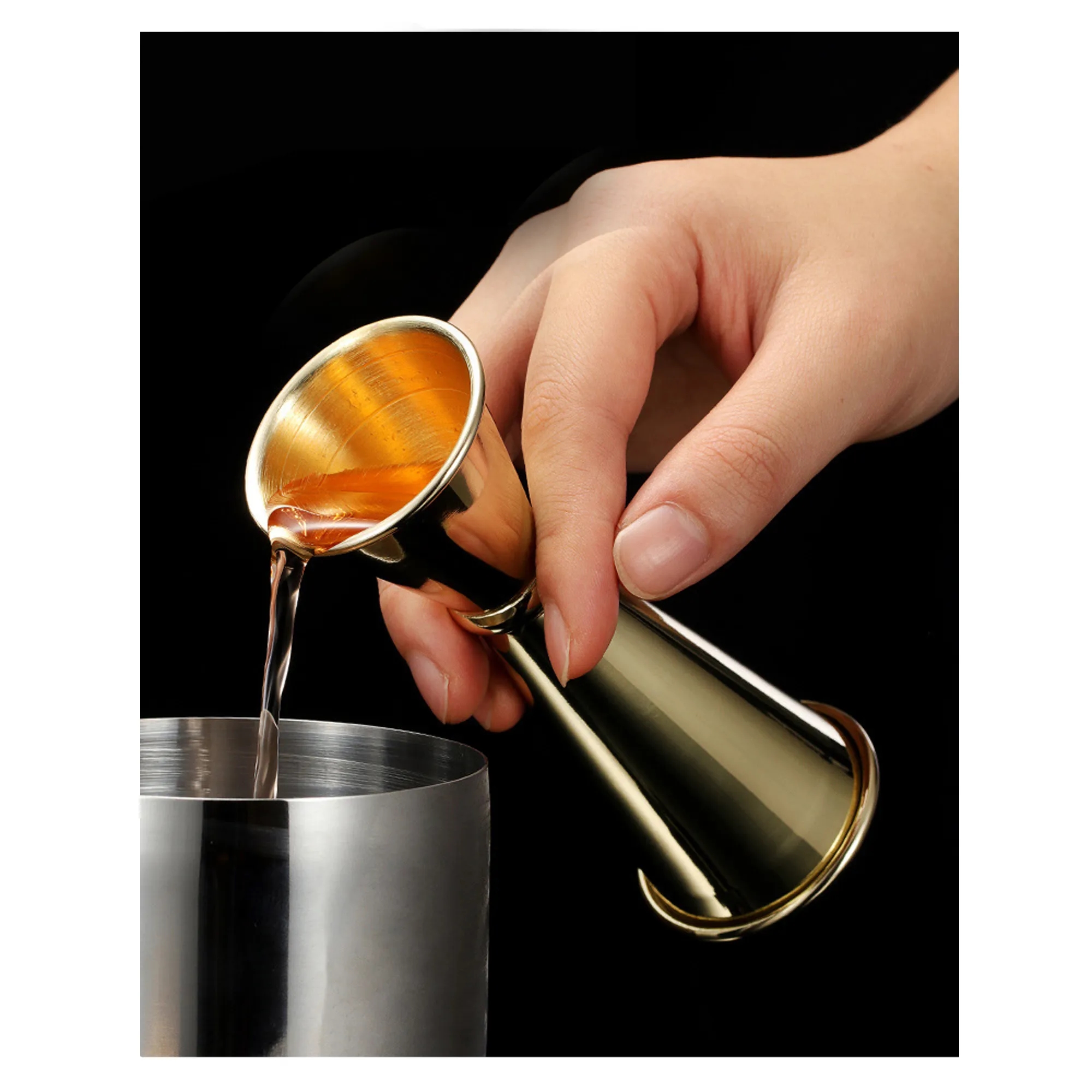 Double Sided Stainless Steel Cocktail Jigger MOQ50pcs 4