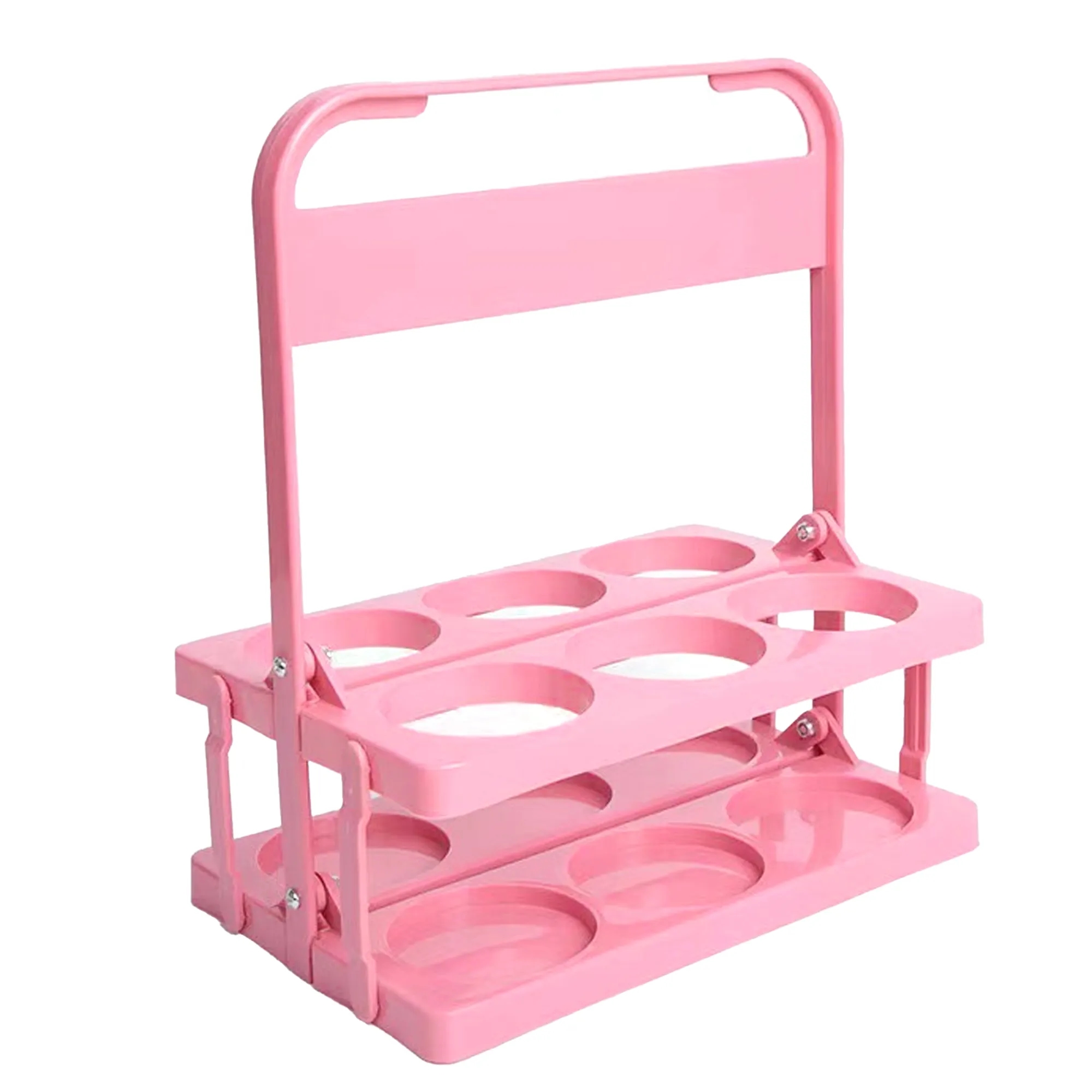 Plastic Foldable Beer Bottle Basket Holder 7