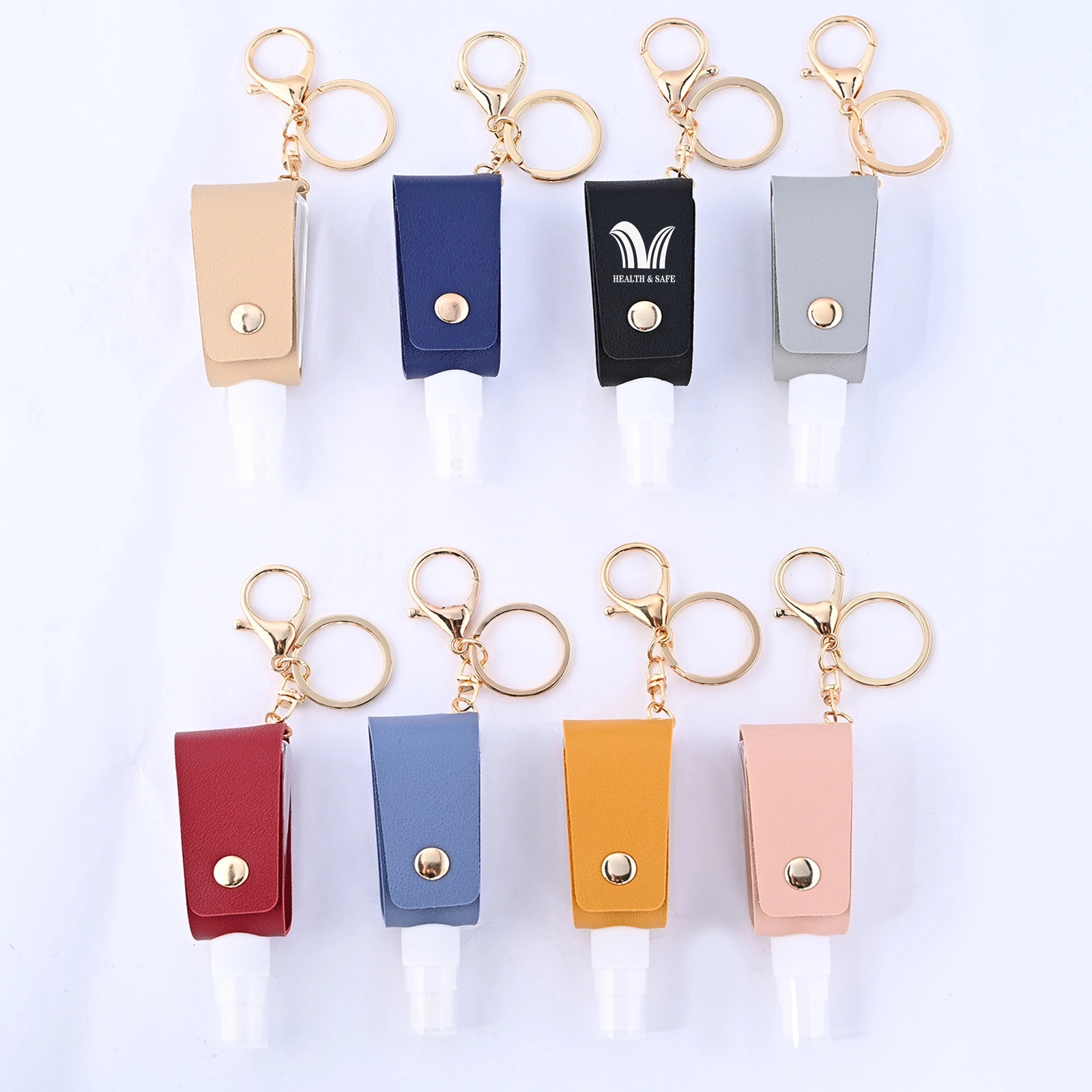 Hand Sanitizer Holder Keychain 12