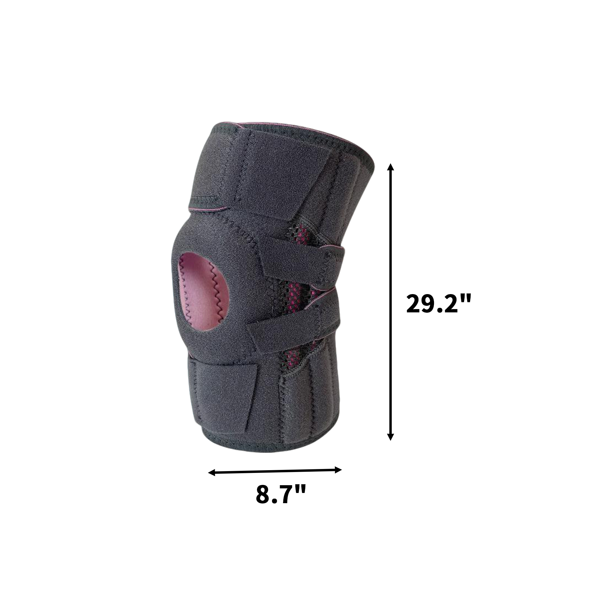 Adjustable Knee Support Brace With Hook Loop Strap 3