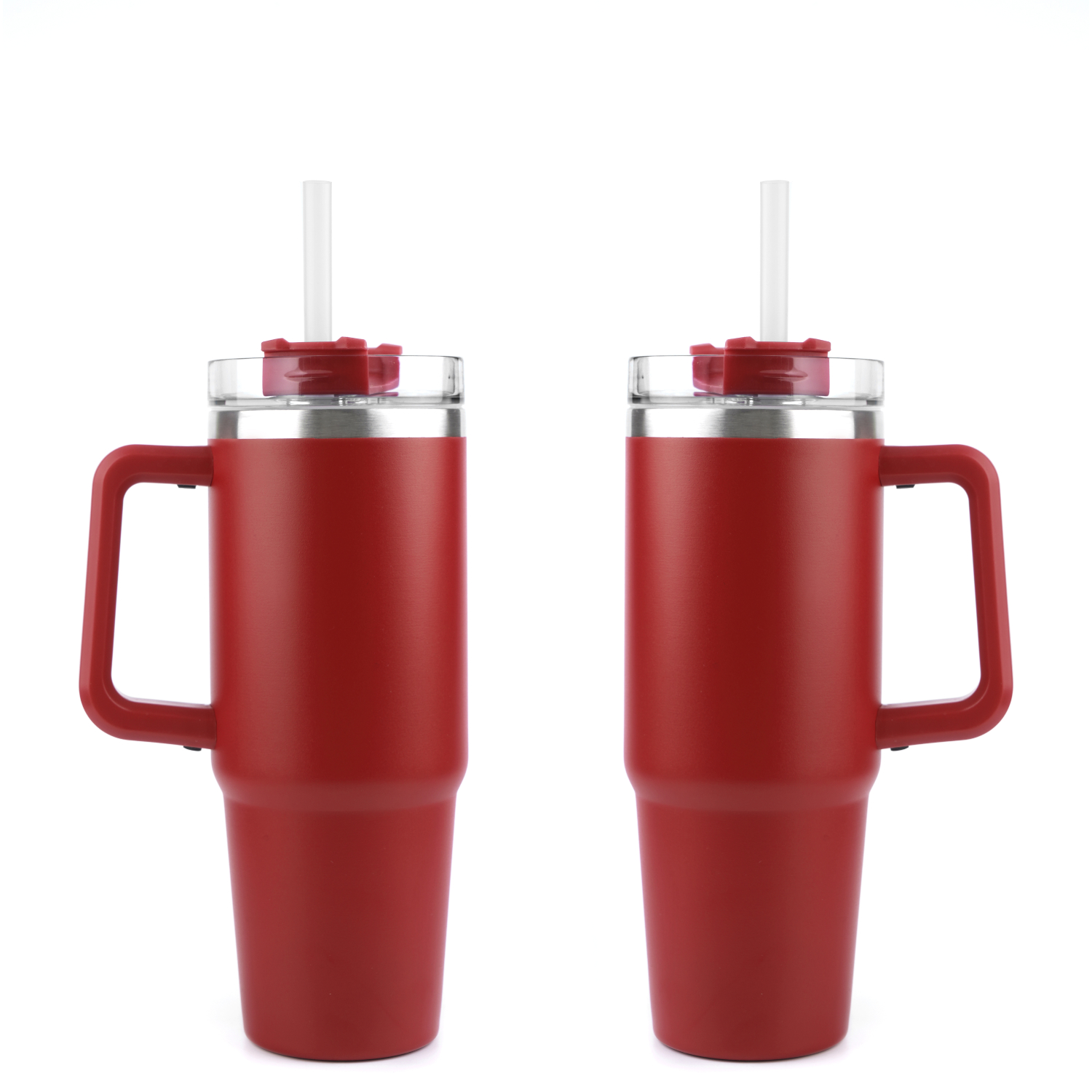 Stainless Steel Tumbler with Handle and Straw, 30 oz. 9