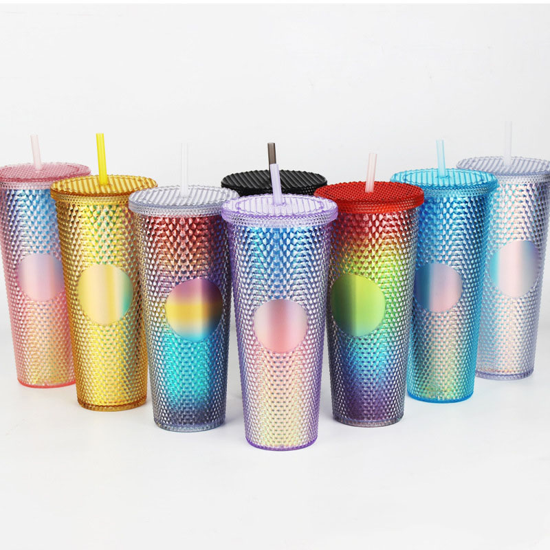 Double-walled 24oz Water Bottle Double Wall Studded Tumbler 1