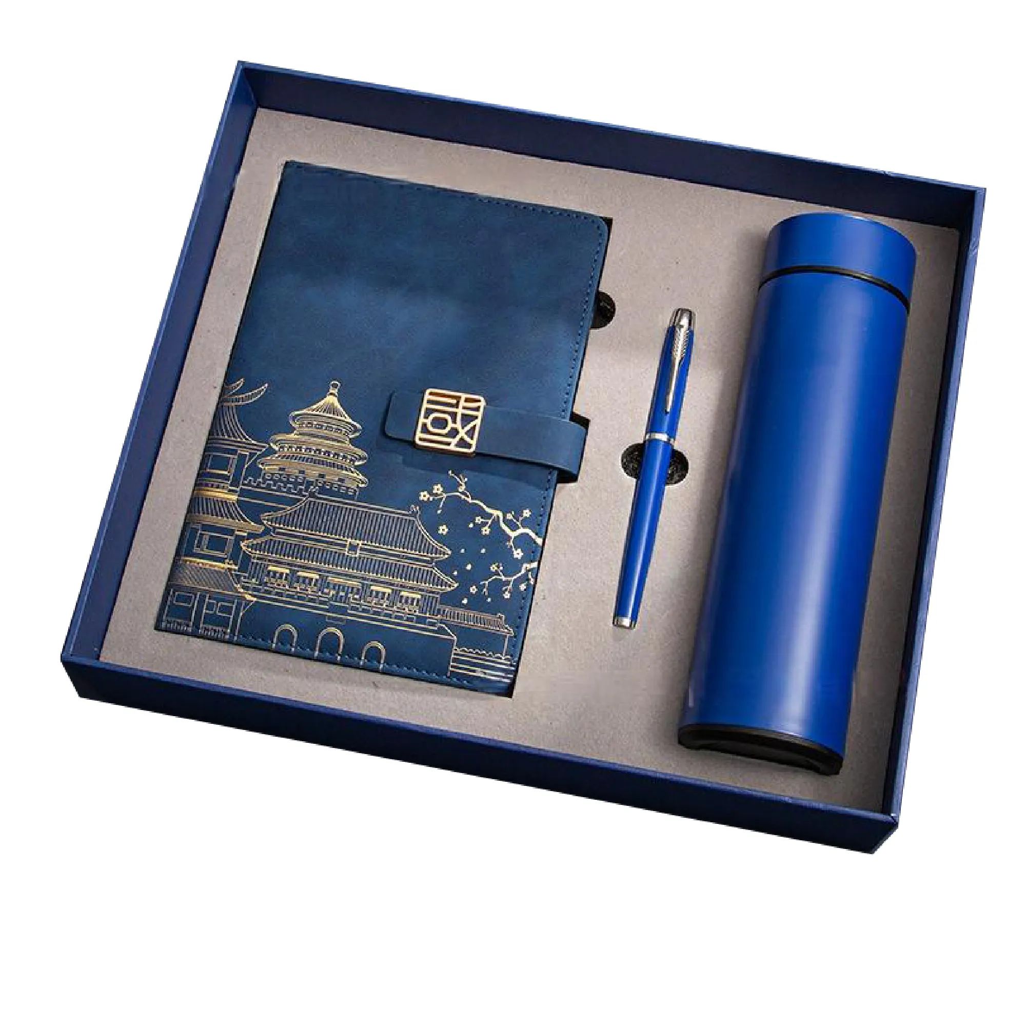 A5 Vintage Chinese Notebook + Pen + Thermos Cup 4