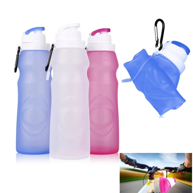 Foldable Silicone Sport Travel Water Bottle 2