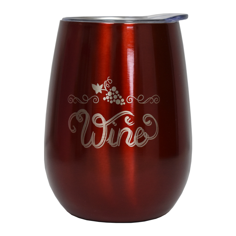 10oz Stainless Wine Glass 7