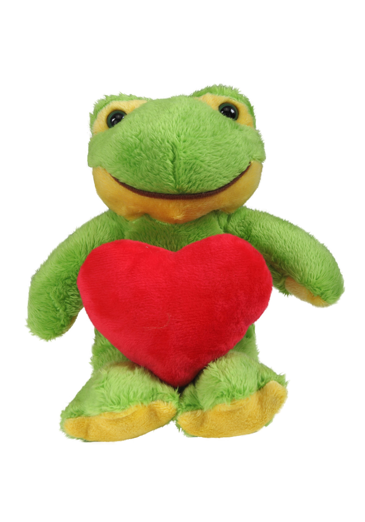 soft plush Frog with heart