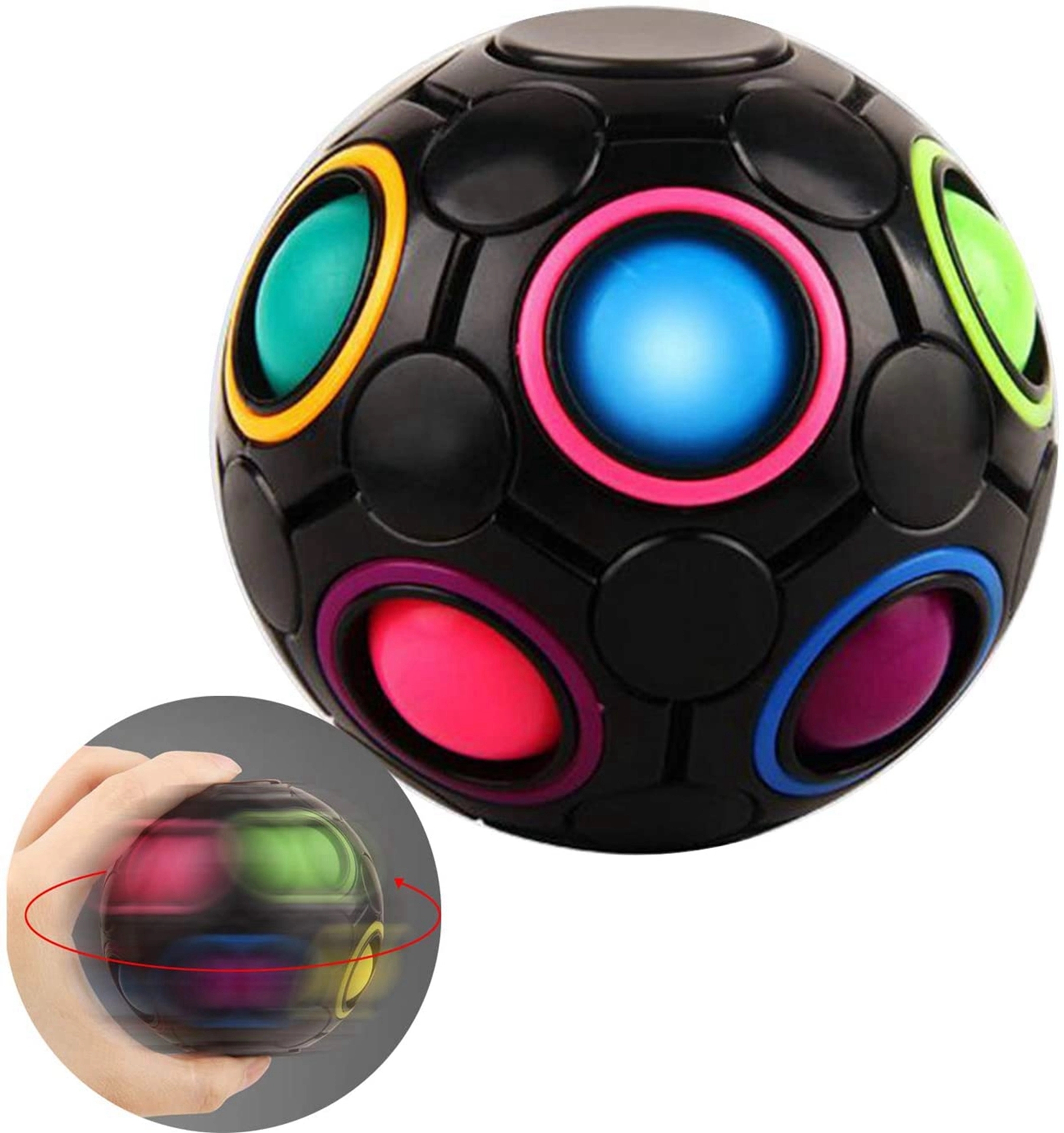 Fidget Rainbow Ball Cube Toy 4