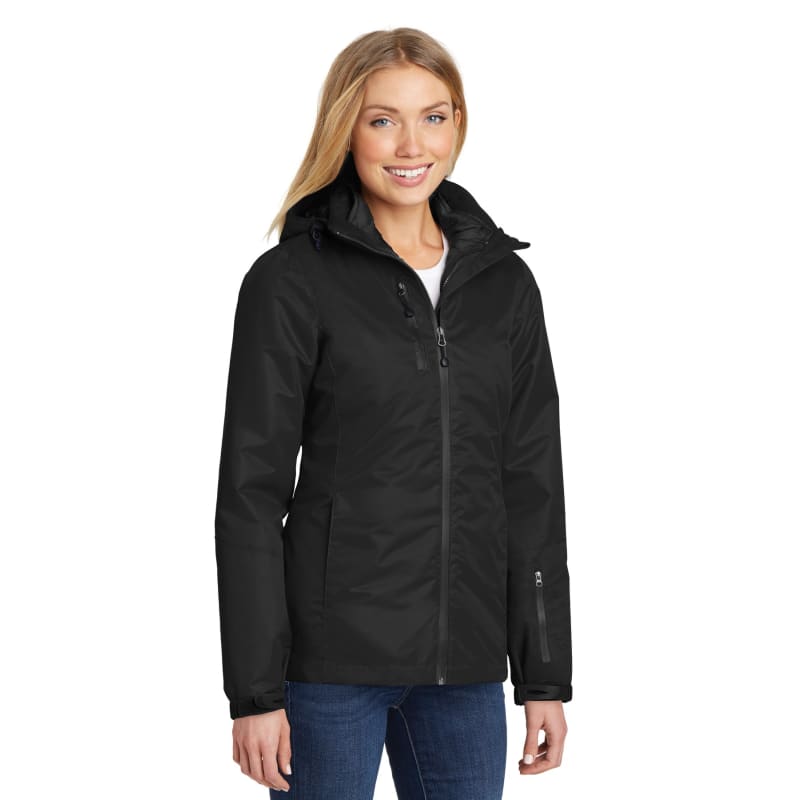 Port Authority Women's Vortex Waterproof 3-in-1 Jacket. 6