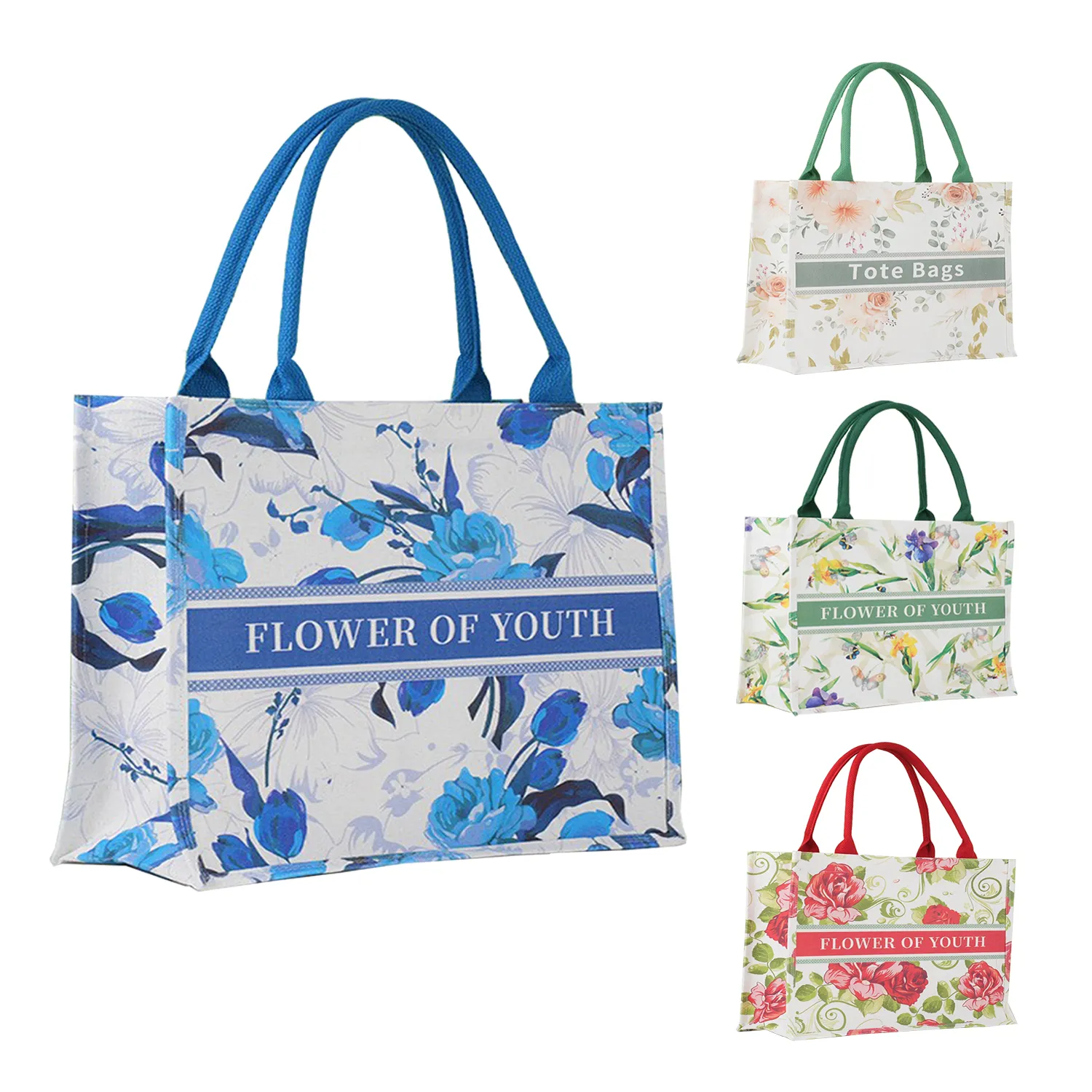 Reusable Grocery Canvas Shopping Bags 2