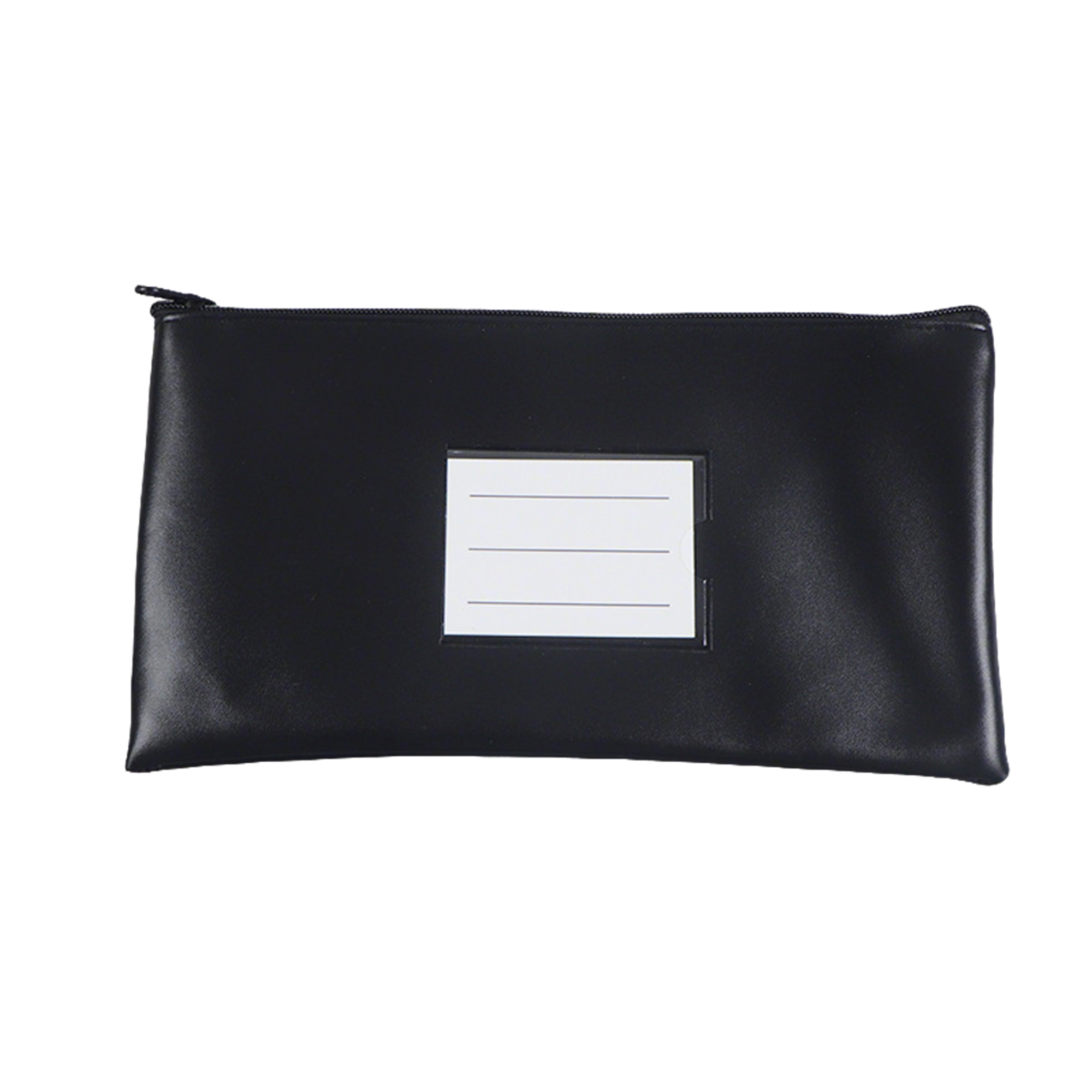 Polyurethane Zipper Deposit Pouch With Soft Liner 10.6" x 6" 11
