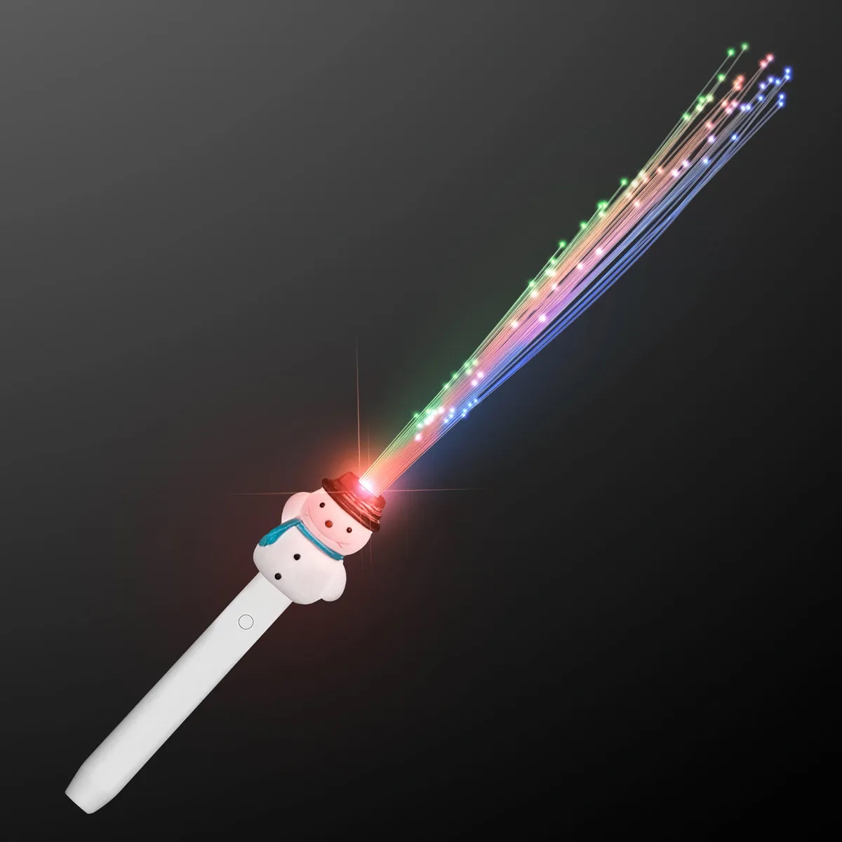 Fiber Optic Snowman Light Wand 3