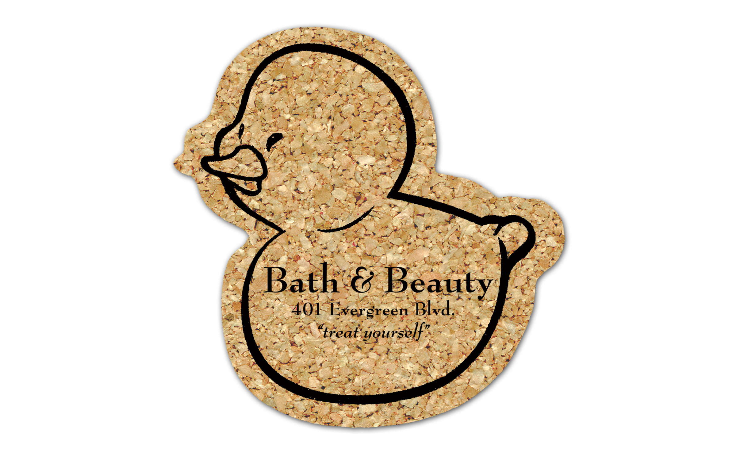 Ducky Cork Coaster 3