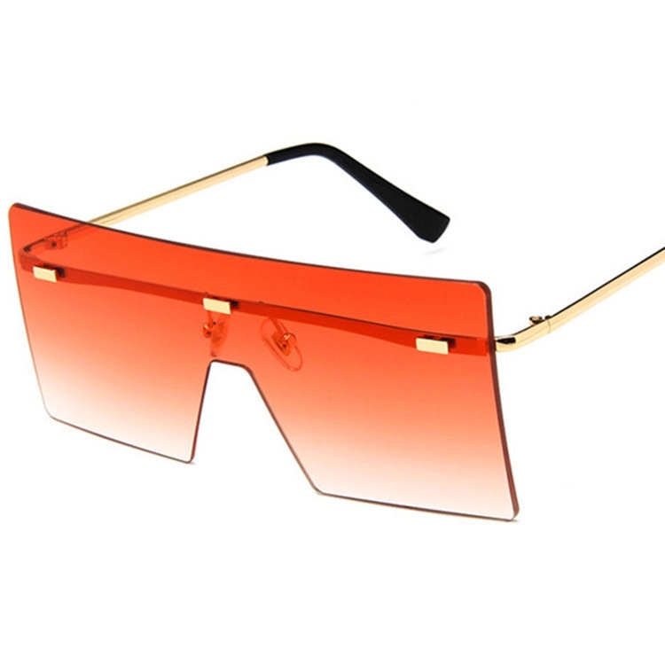 Rimless Rectangle Sunglasses 4