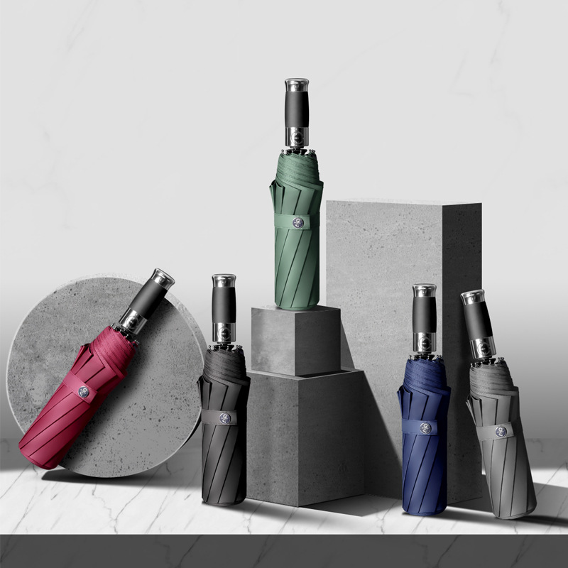 Windproof Automatic Compact Umbrella 12