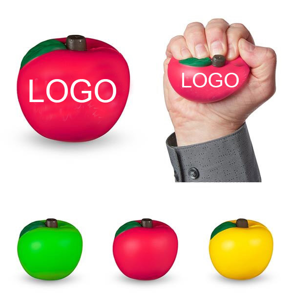 2 3/4" Apple Stress Reliever Ball 6