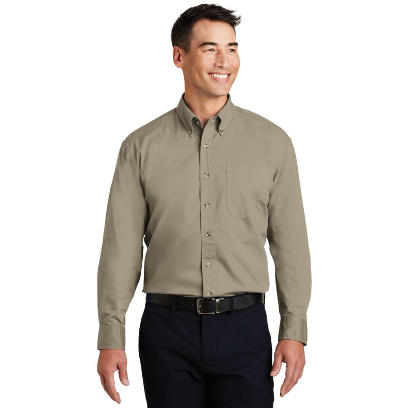 Port Authority Long Sleeve Twill Shirt. 18